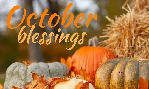 October Blessings 2026 October Blessings 2026