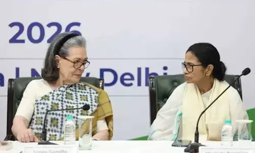 Congress Parliamentary Party Chairperson Sonia Gandhi with former West Bengal Chief Minister Mamata Banerjee at the INDIA bloc meeting in Delhi Congress Parliamentary Party Chairperson Sonia Gandhi with former West Bengal Chief Minister Mamata Banerjee at the INDIA bloc meeting in Delhi