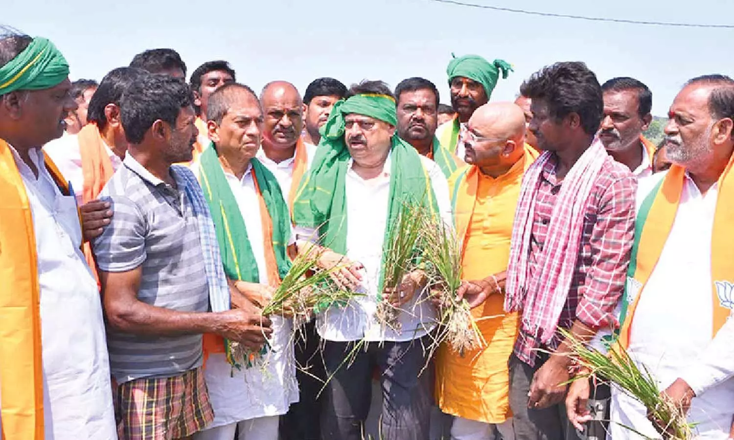 Congress govt’s negligence causing huge losses to farmers, says NRR Congress govt’s negligence causing huge losses to farmers, says NRR