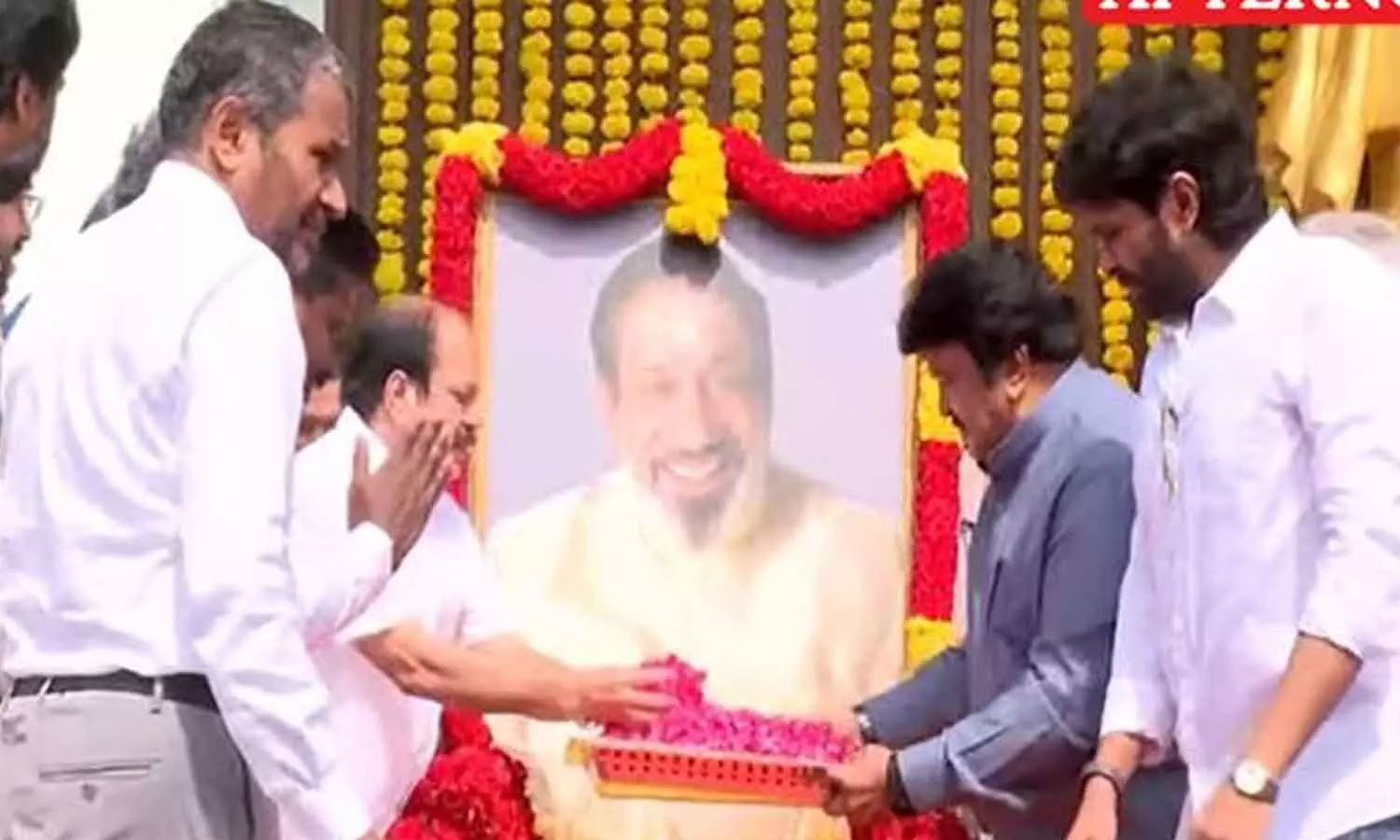 Rich tributes paid to Sivaji Ganesanon 99th birth anniversary Rich tributes paid to Sivaji Ganesanon 99th birth anniversary