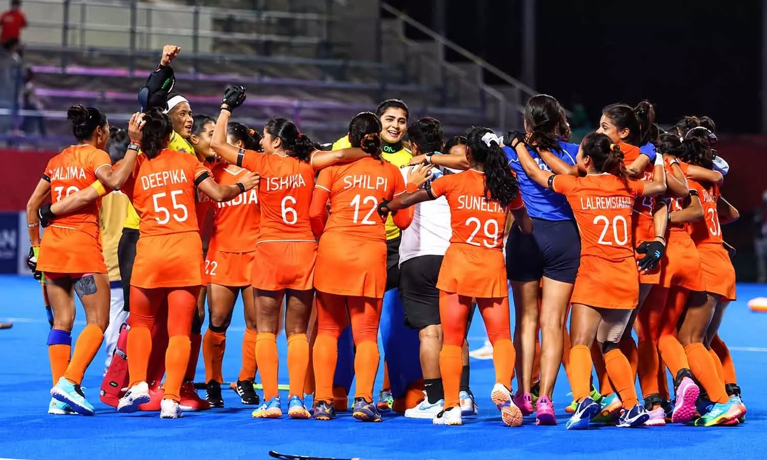 Historic Gold! India end 44-yr wait in Womens Asian Games Hockey Historic Gold! India end 44-yr wait in Womens Asian Games Hockey