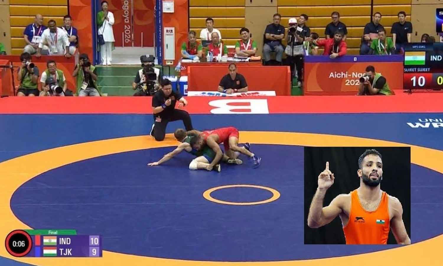Sujeet Kalkal Wins Asian Games Gold After Stunning Comeback
