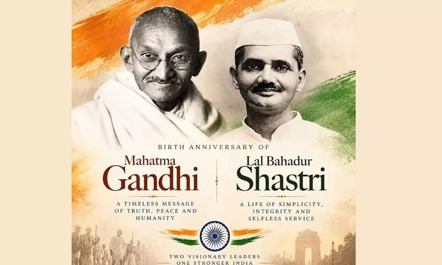 ‘Gandhi, Shastri’s lives inspire truth, simplicity, national service’ ‘Gandhi, Shastri’s lives inspire truth, simplicity, national service’