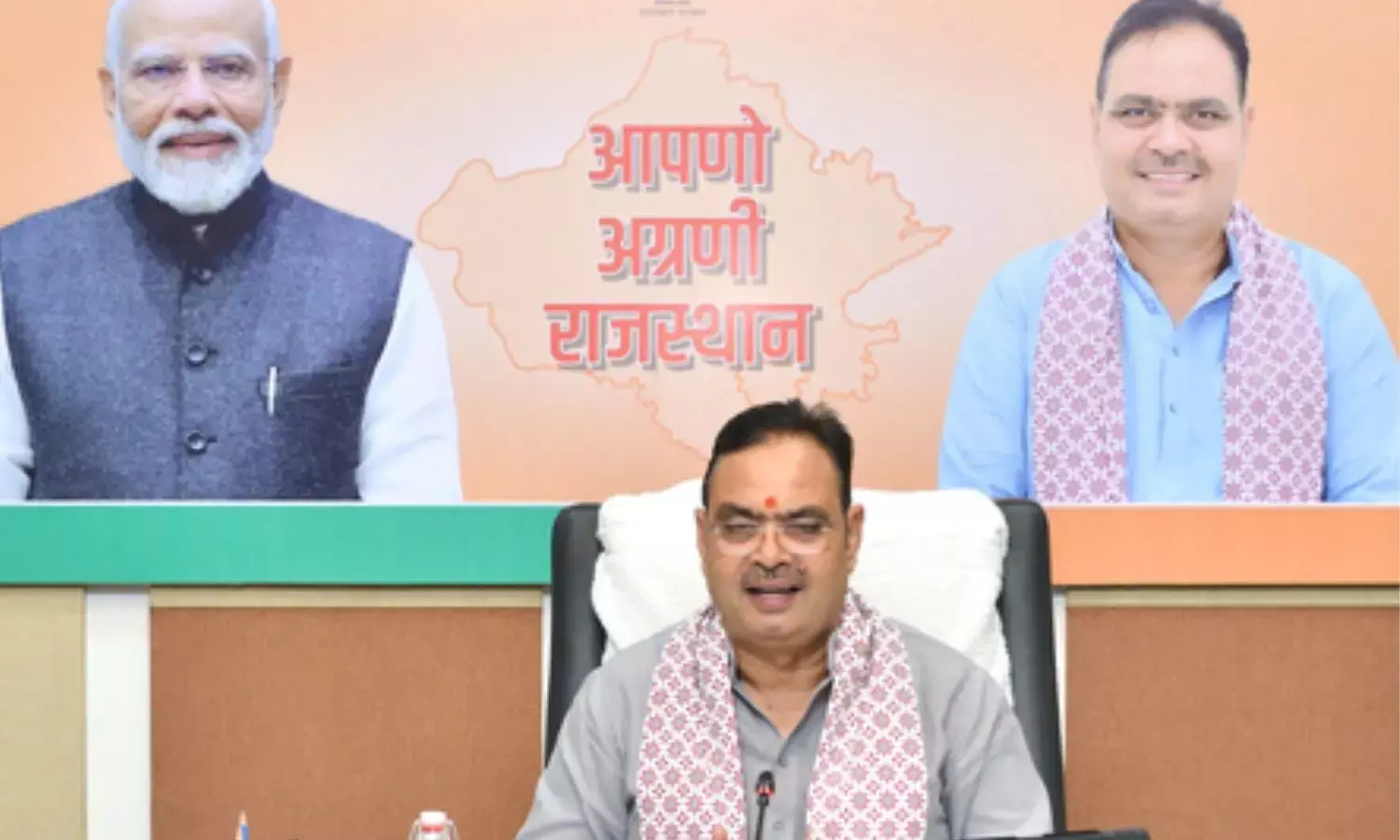 Rajasthan Chief Minister Bhajanlal Sharma