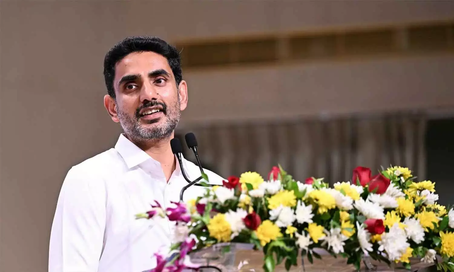 Minister for HRD and IT Nara Lokesh