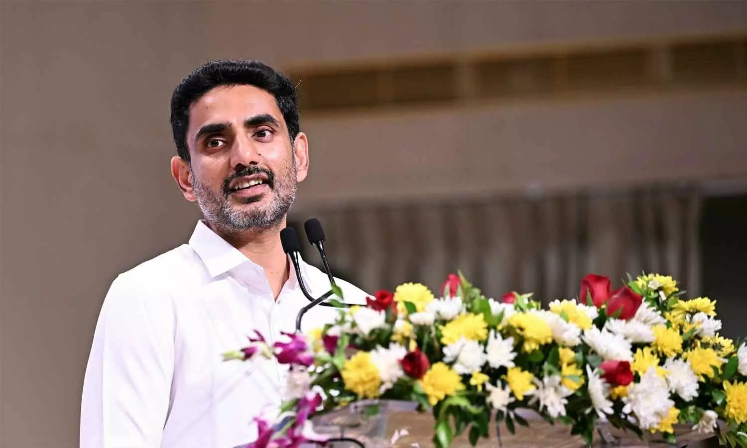 Minister for HRD and IT Nara Lokesh Minister for HRD and IT Nara Lokesh