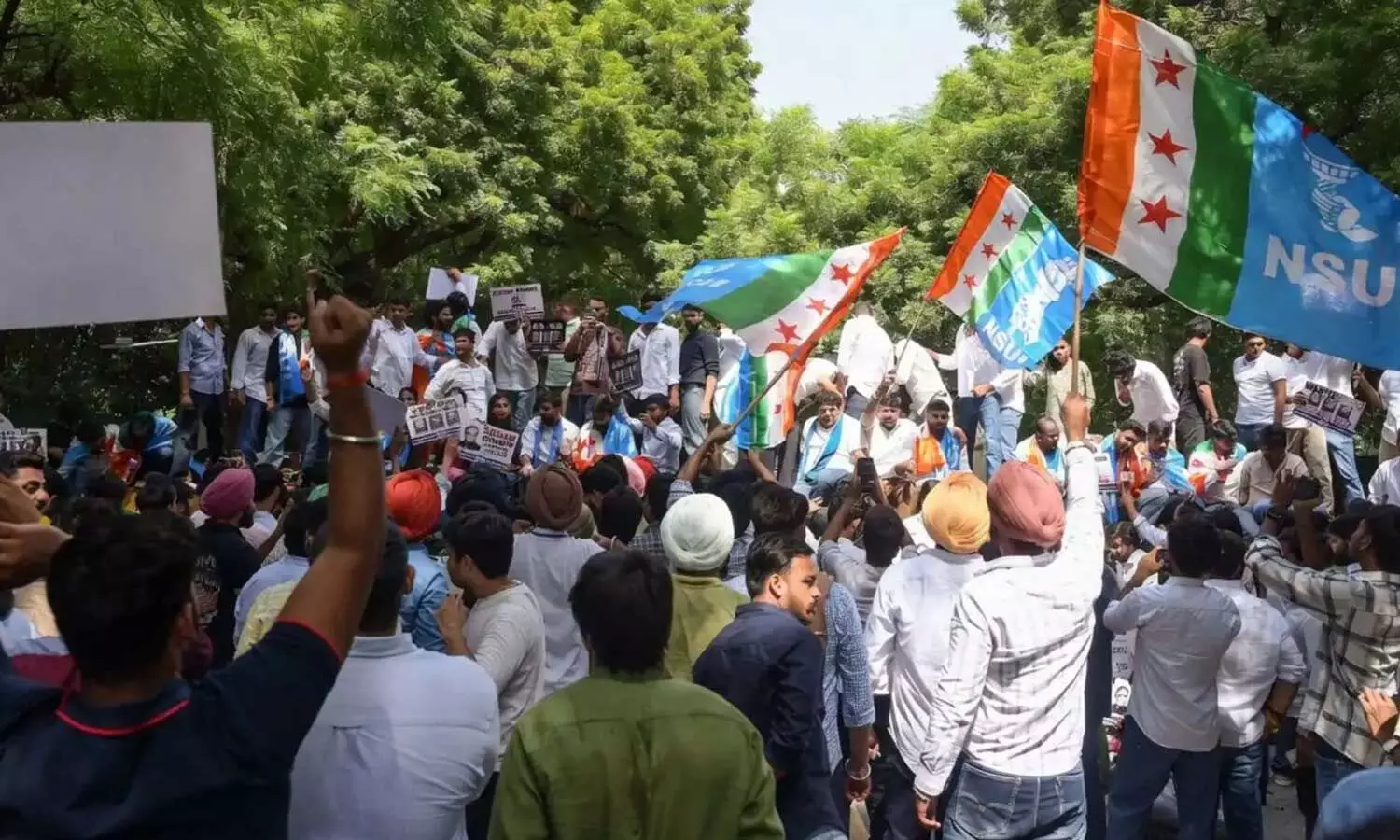 Delhi police file 3 FIRs over Jantar Mantar protest Delhi police file 3 FIRs over Jantar Mantar protest