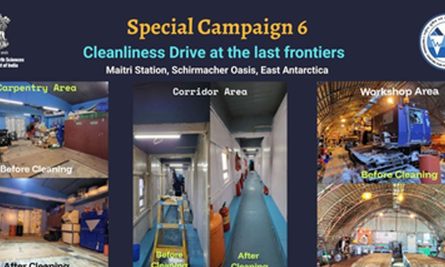 Swachh Bharat Drive Brings Cleanup Campaign to Antarctica