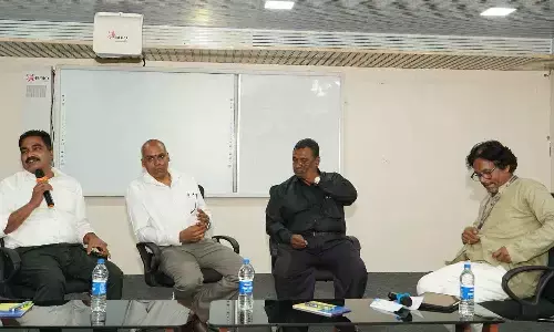 Industry experts participating in the panel discussion at the Viksit Bharat Pharma Conclave-2026 at Centurion University in Vizianagaram on Saturday Industry experts participating in the panel discussion at the Viksit Bharat Pharma Conclave-2026 at Centurion University in Vizianagaram on Saturday