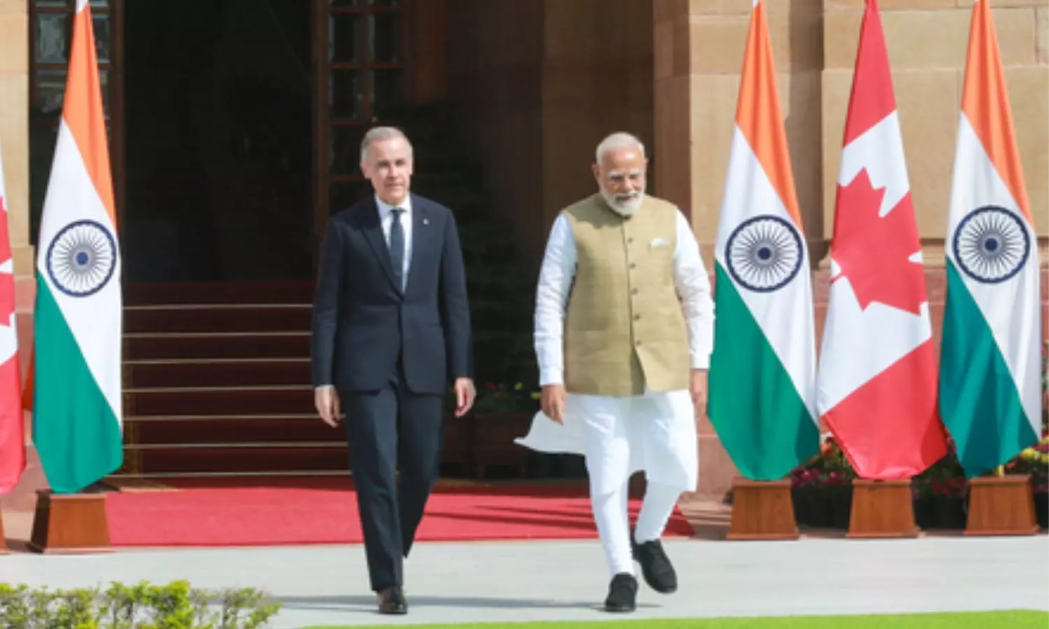 Prime Minister Modi and his Canadian counterpart Mark Carney set a year-end target Prime Minister Modi and his Canadian counterpart Mark Carney set a year-end target