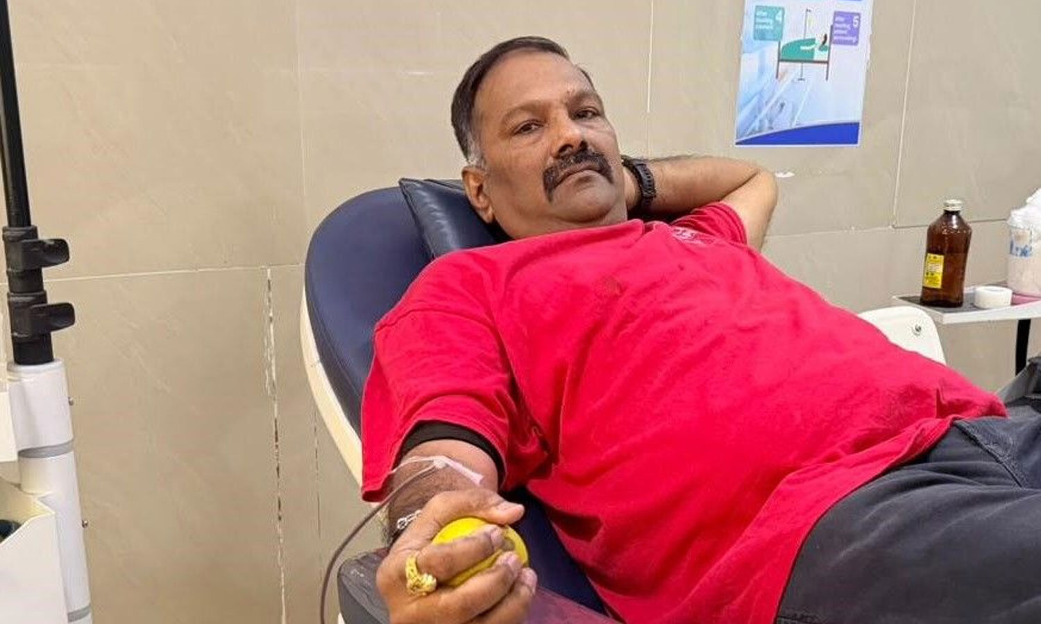 RINL Official Donates O-Negative Blood for 59th Time