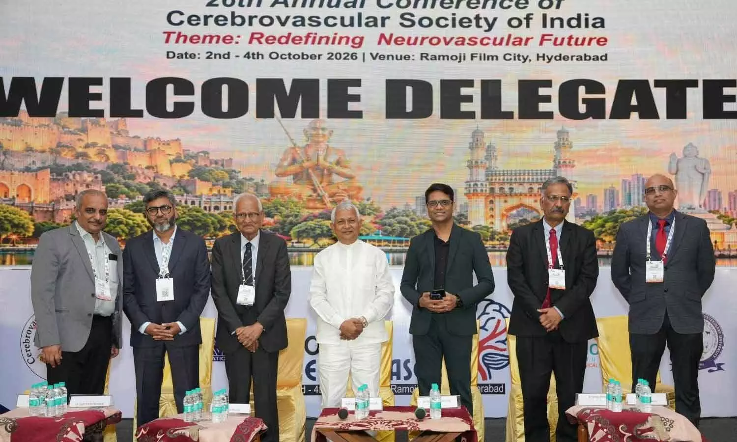 Dignitaries gathered at the 20th Annual Conference of the Cerebrovascular Society of India at Ramoji Film City Dignitaries gathered at the 20th Annual Conference of the Cerebrovascular Society of India at Ramoji Film City
