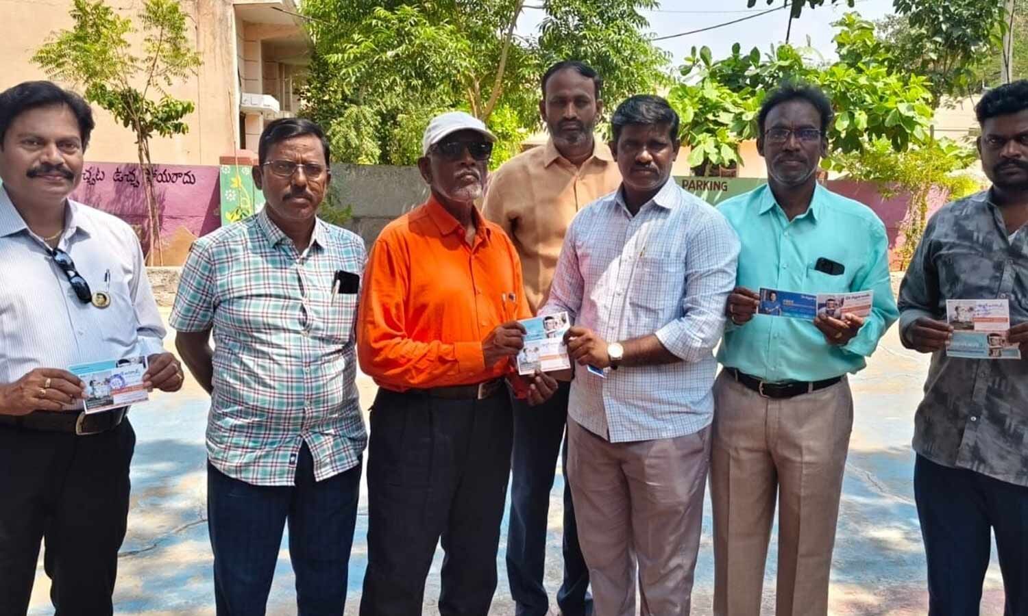 Anantapur Press Club Distributes Free Eye-Care Coupons to Journalists