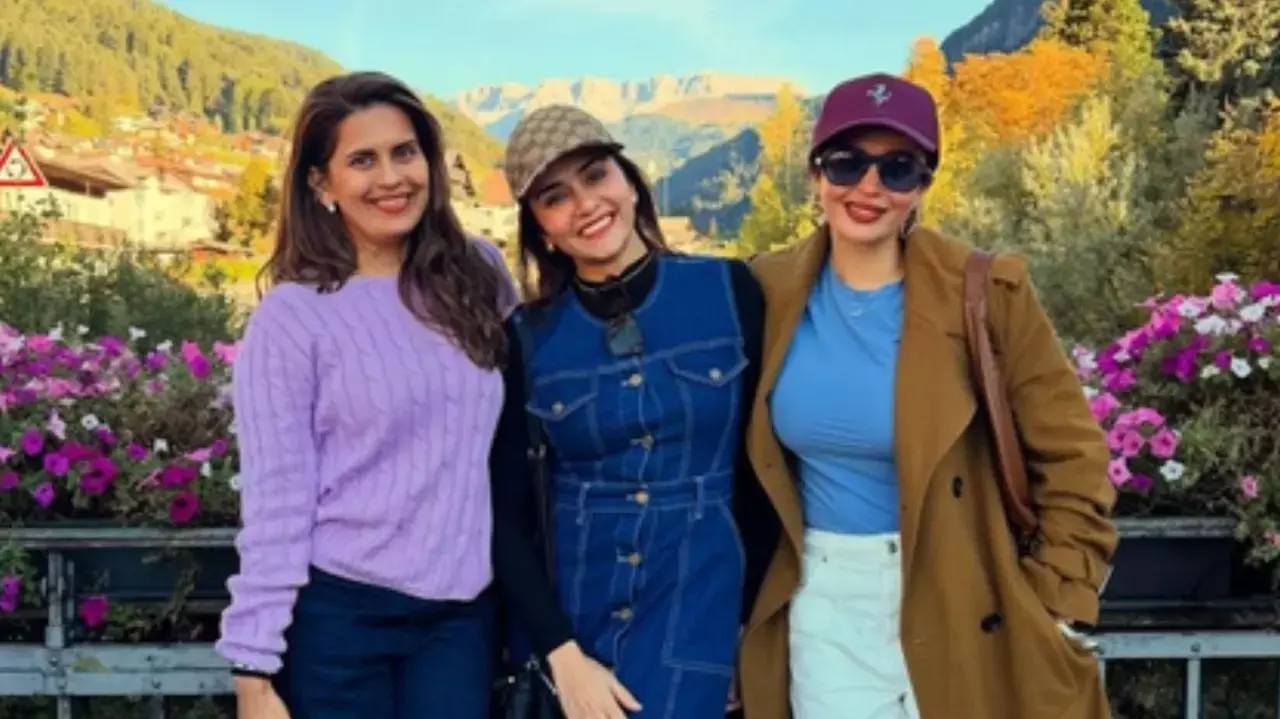 Actresses Neha Pendse, Amruta Khanvilkar and Sonali Khare seem to be making the most of their girls getaway in Italy