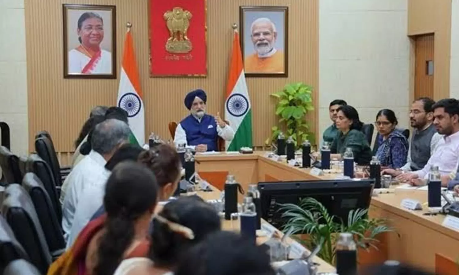 LG Sandhu chairs review meeting on student safety LG Sandhu chairs review meeting on student safety