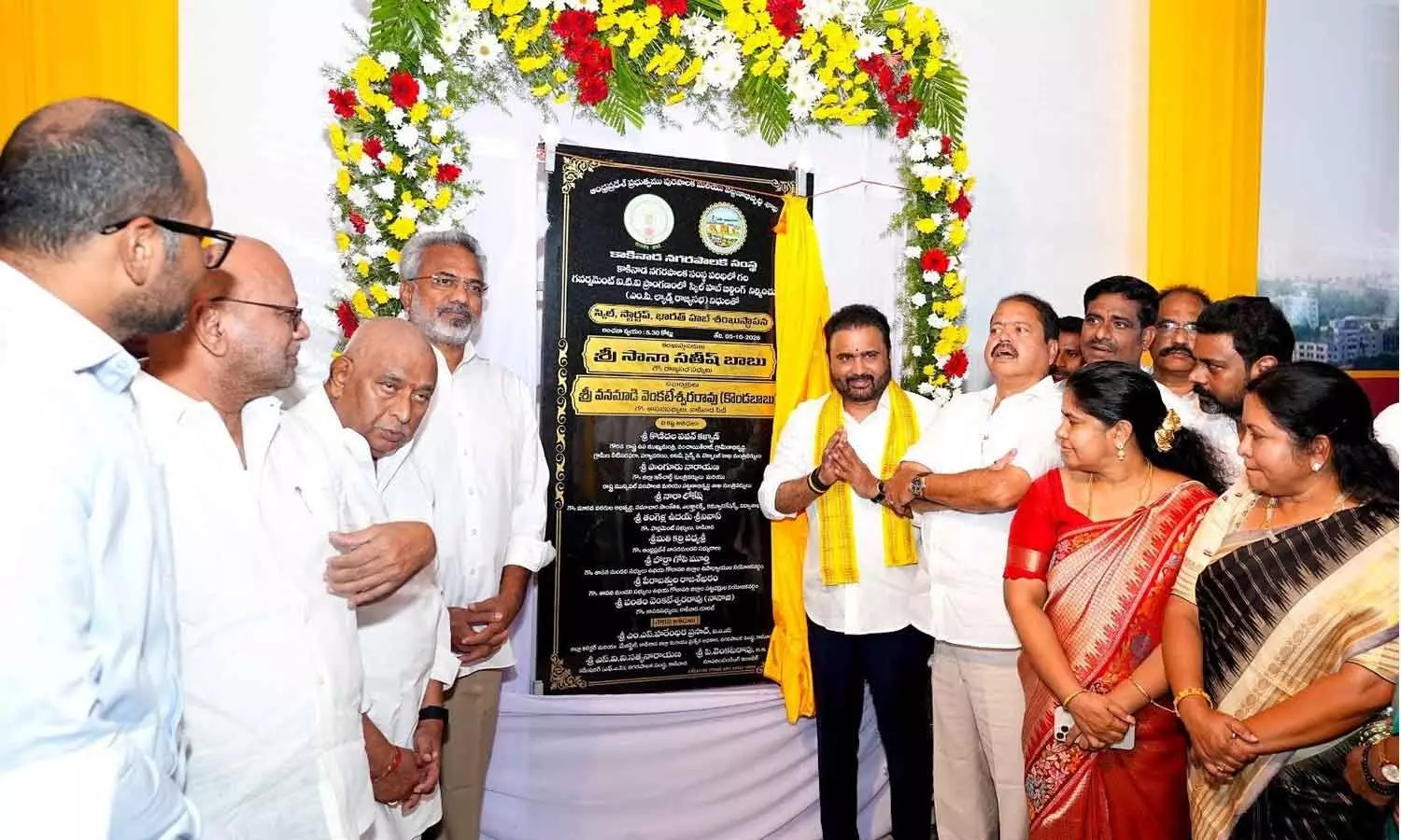 Rajya Sabha member Sana Satish Babu laying the foundation stone on Monday for the first phase of the skill centre Rajya Sabha member Sana Satish Babu laying the foundation stone on Monday for the first phase of the skill centre