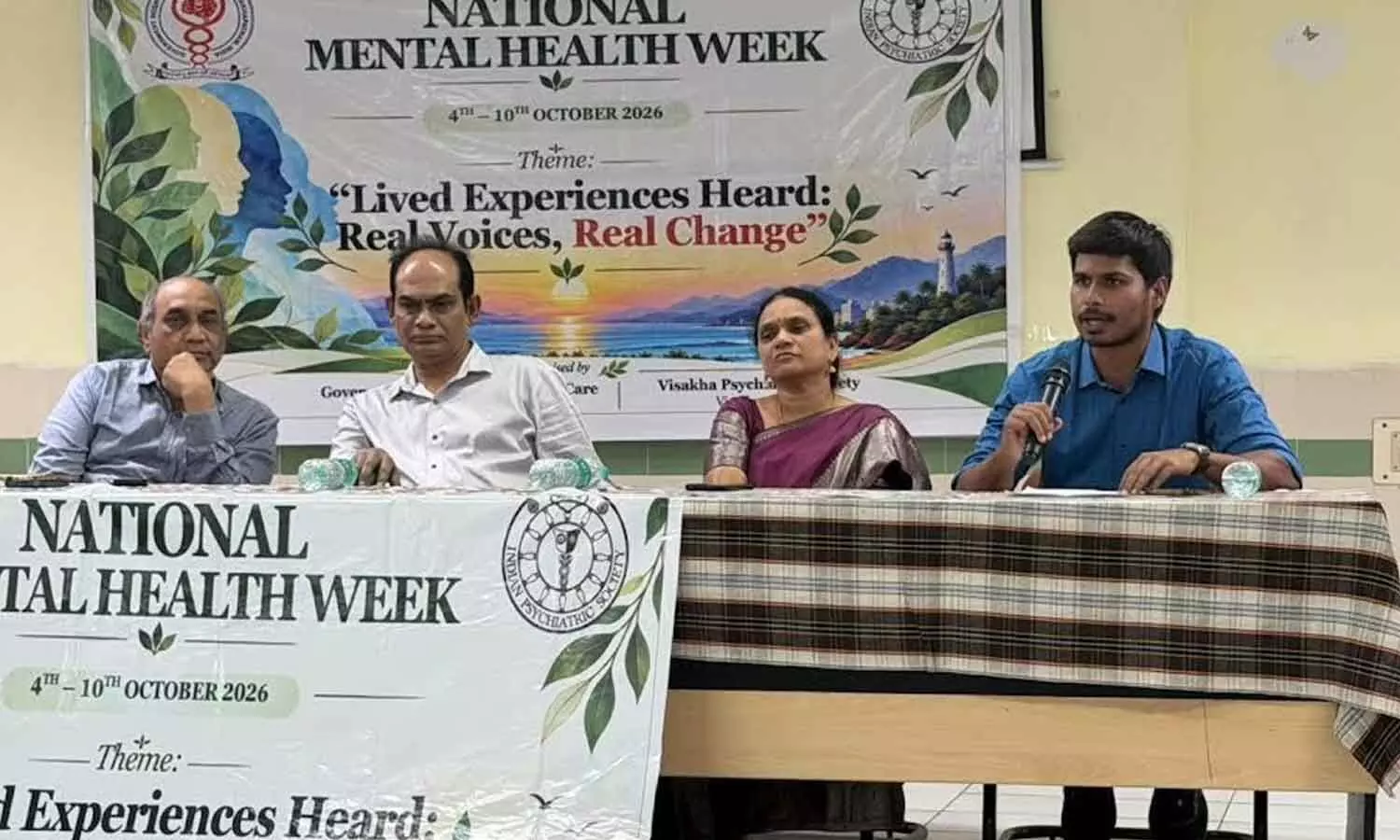 Doctors from GHMC and VPS addressing the media in Visakhapatnam on Monday Doctors from GHMC and VPS addressing the media in Visakhapatnam on Monday