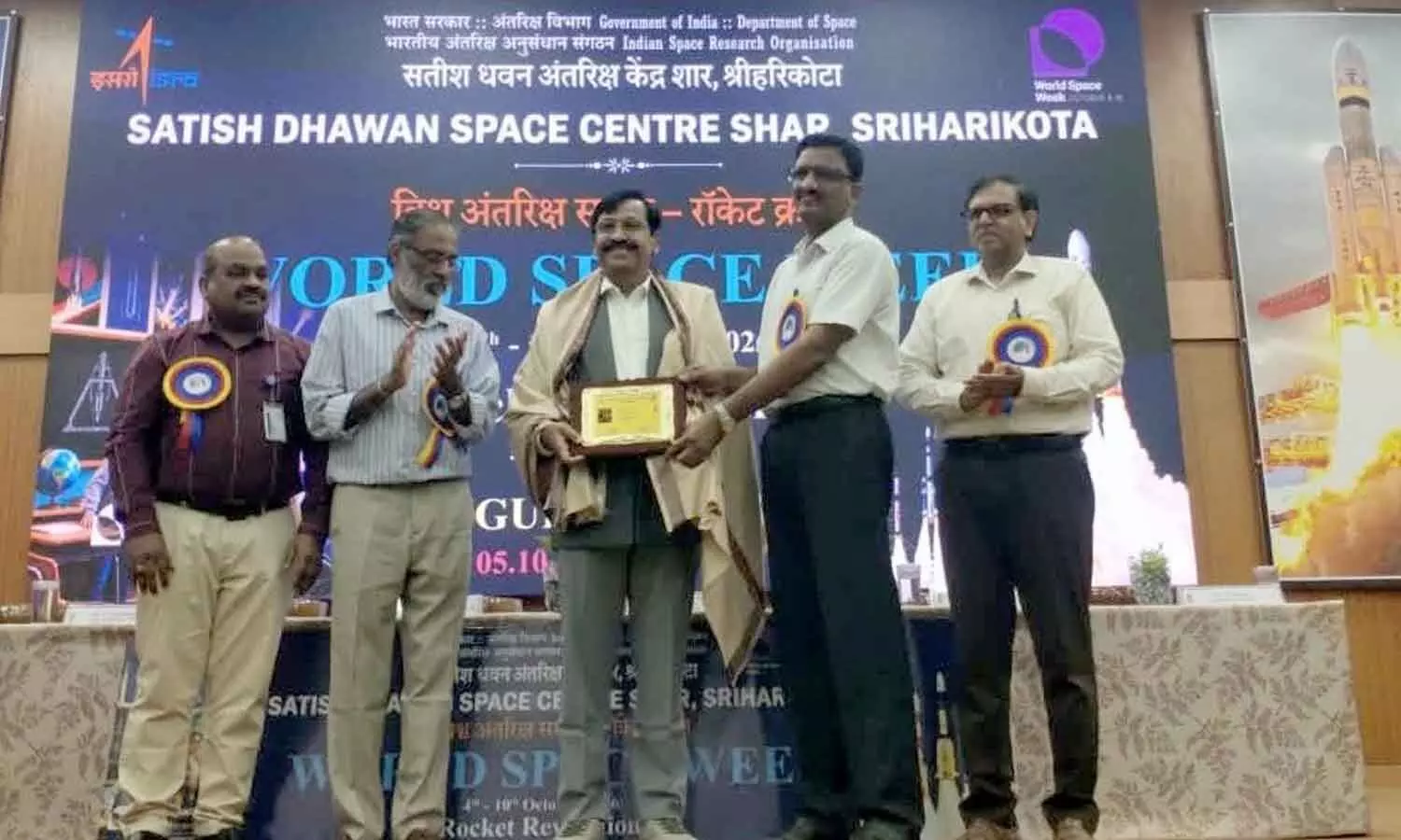 Indian Space Week inauguration at SDSC-SHAR Indian Space Week inauguration at SDSC-SHAR