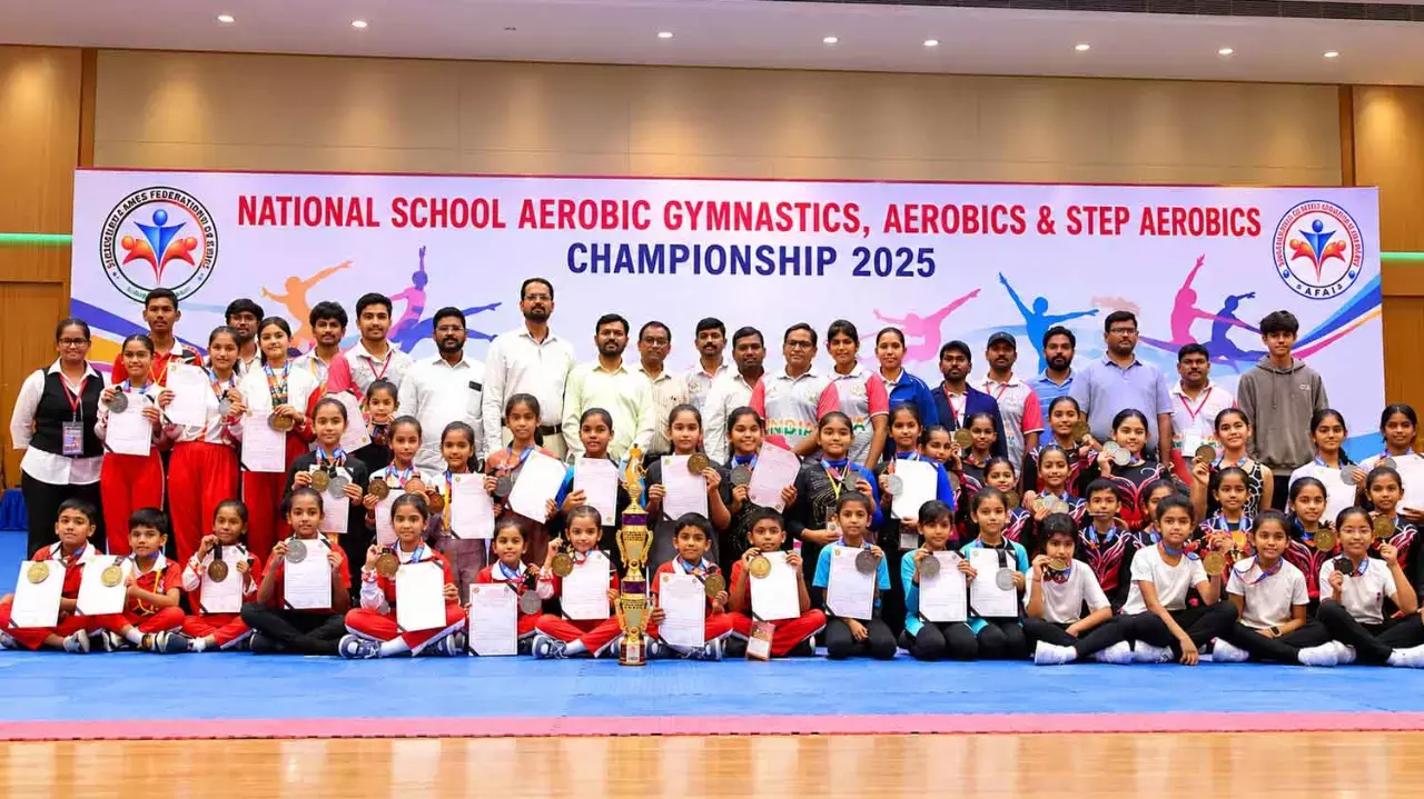 TG triumphs at 4th National Sports Aerobics C’ship 2026 TG triumphs at 4th National Sports Aerobics C’ship 2026