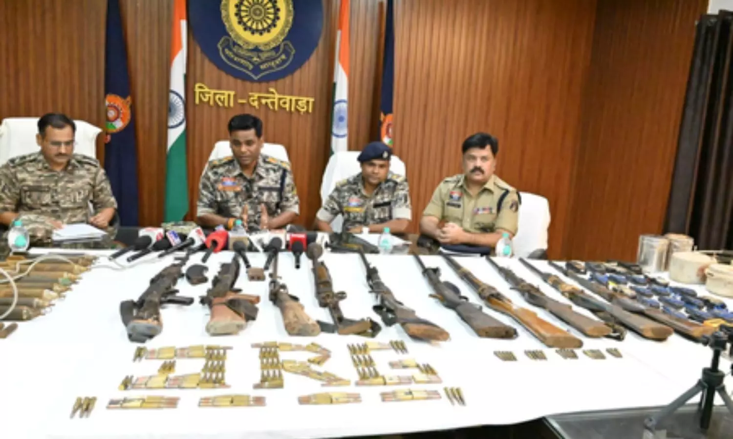 Naxal hideout in the forested and hilly terrain of Dantewada district in Chhattisgarh Naxal hideout in the forested and hilly terrain of Dantewada district in Chhattisgarh