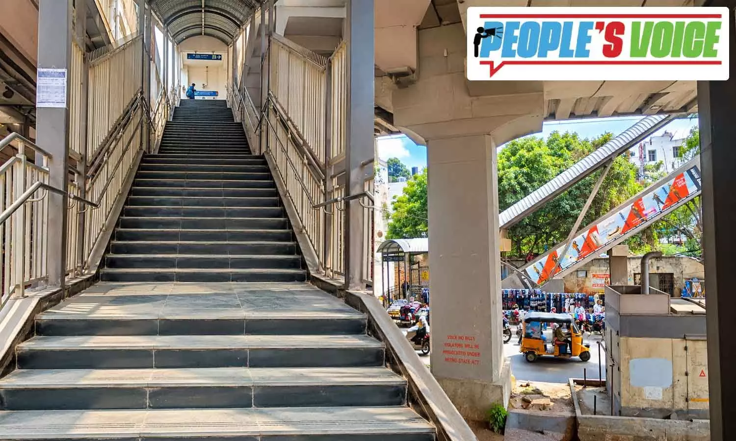 Wanted: Lift and escalator at Sultan Bazar Metro Stn Wanted: Lift and escalator at Sultan Bazar Metro Stn
