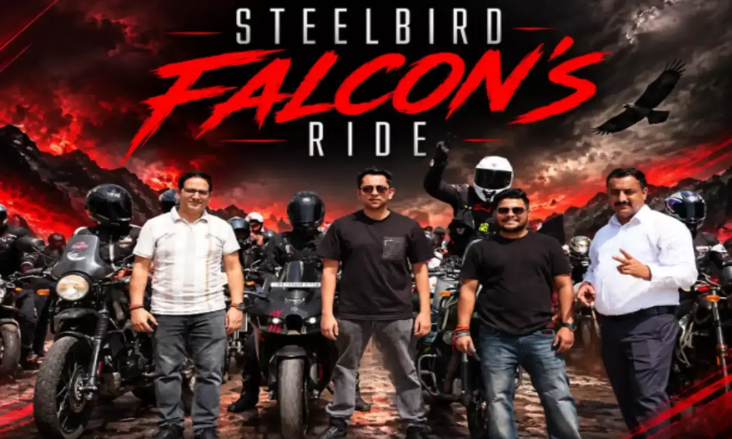 Steelbird Helmets, Falcon’s Ride, Umling La, Himalayan ride, motorcycle adventure, Himalayan terrain, Steelbird helmets Falcon’s Ride