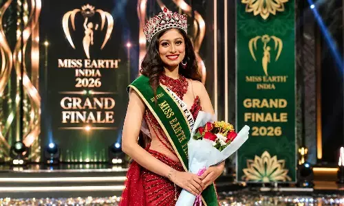 Hyderabad medical student Lasyanjali Sambaraju crowned Miss Earth Fire India 2026 Hyderabad medical student Lasyanjali Sambaraju crowned Miss Earth Fire India 2026