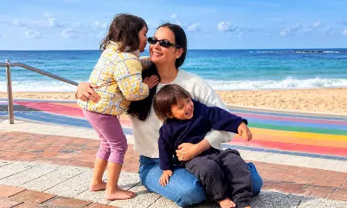 Evelyn Sharma on motherhood: ‘You just got to embrace the chaos and go with the flow’ Evelyn Sharma on motherhood: ‘You just got to embrace the chaos and go with the flow’