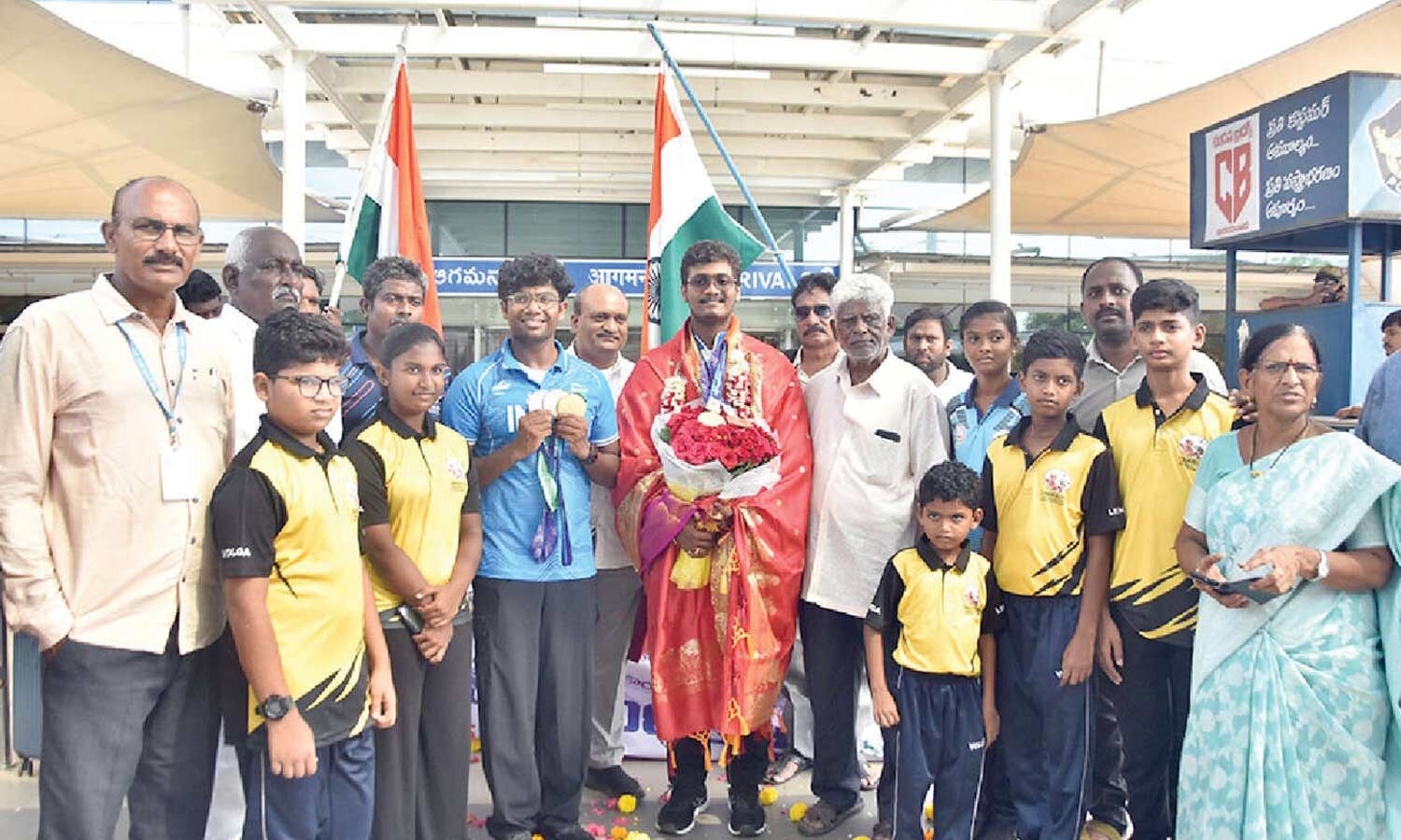 Andhra Archers Welcomed After Asian Games Medal Wins