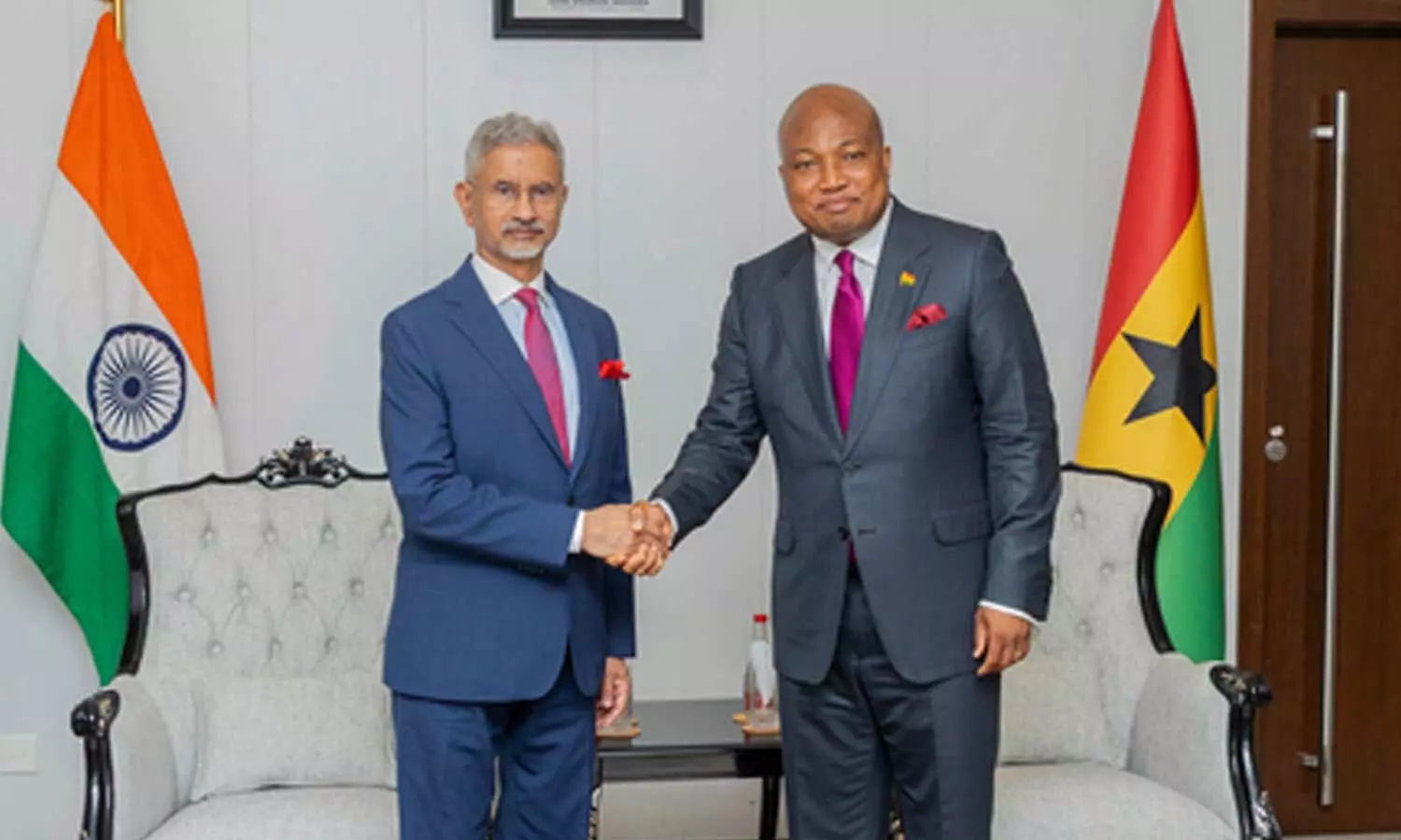 EAM Jaishankar meets Ghanas FM to boost strategic ties in trade, defence, and technology EAM Jaishankar meets Ghanas FM to boost strategic ties in trade, defence, and technology