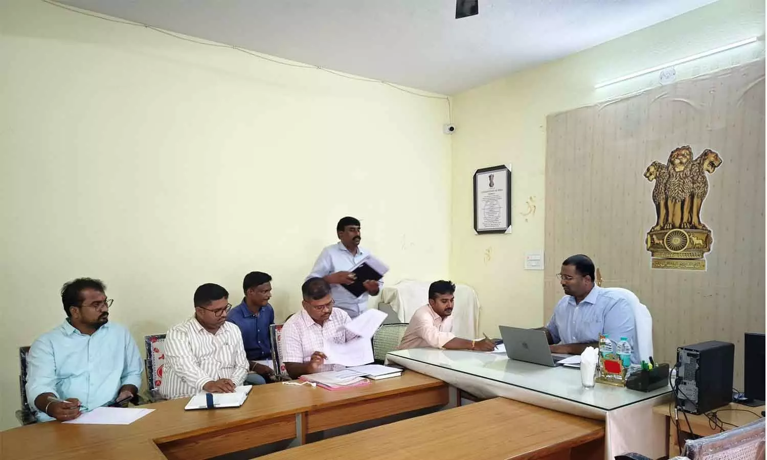 Review meet over Hindupur voter list revision and registration held Review meet over Hindupur voter list revision and registration held