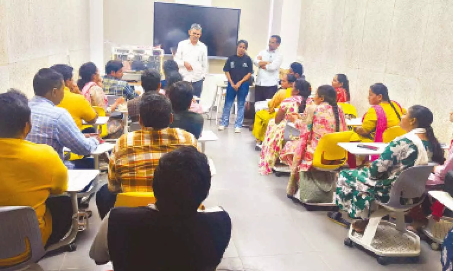 Training programme being held Training programme being held