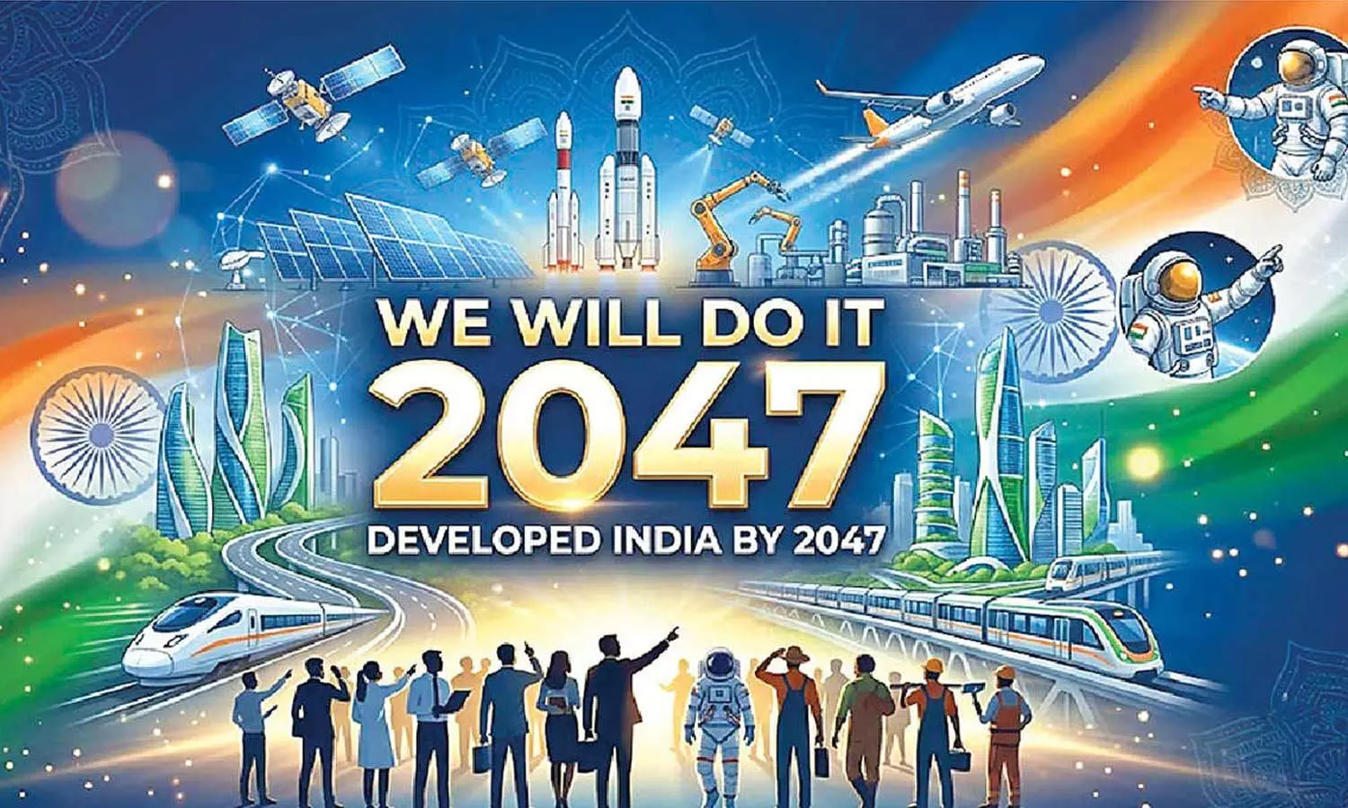 Modi promises developed India by 2047 Modi promises developed India by 2047