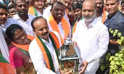 Congress Has Patent on Vote, Seat Theft: Bandi Sanjay Congress Has Patent on Vote, Seat Theft: Bandi Sanjay
