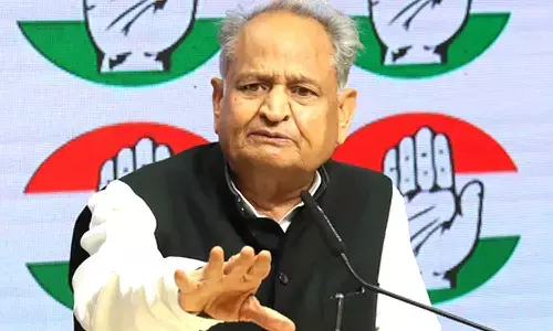 Former Rajasthan Chief Minister and senior Congress leader Ashok Gehlot
