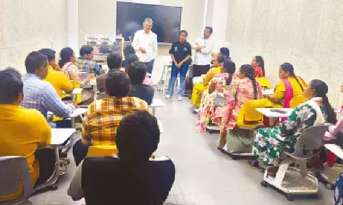 Training programme being held Training programme being held
