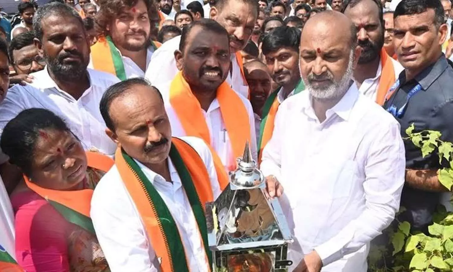 Congress has patent on vote and seat theft, says Bandi Sanjay Congress has patent on vote and seat theft, says Bandi Sanjay