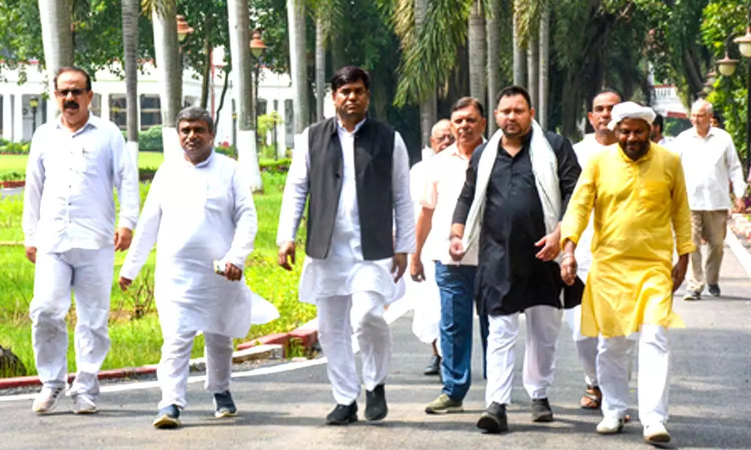 Political frustration: BJP, JD(U) on Mahagathbandhans protest march in Bihar Political frustration: BJP, JD(U) on Mahagathbandhans protest march in Bihar