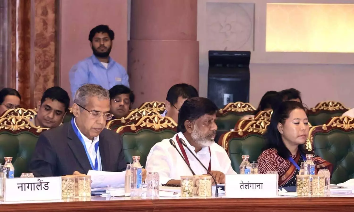 Deputy Chief Minister and Finance Minister Mallu Bhatti Vikramarka speaking at the 57th GST Council meeting in Delhi on Thursday Deputy Chief Minister and Finance Minister Mallu Bhatti Vikramarka speaking at the 57th GST Council meeting in Delhi on Thursday