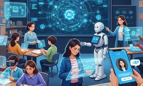 Students explore AI tools through new centre of excellence