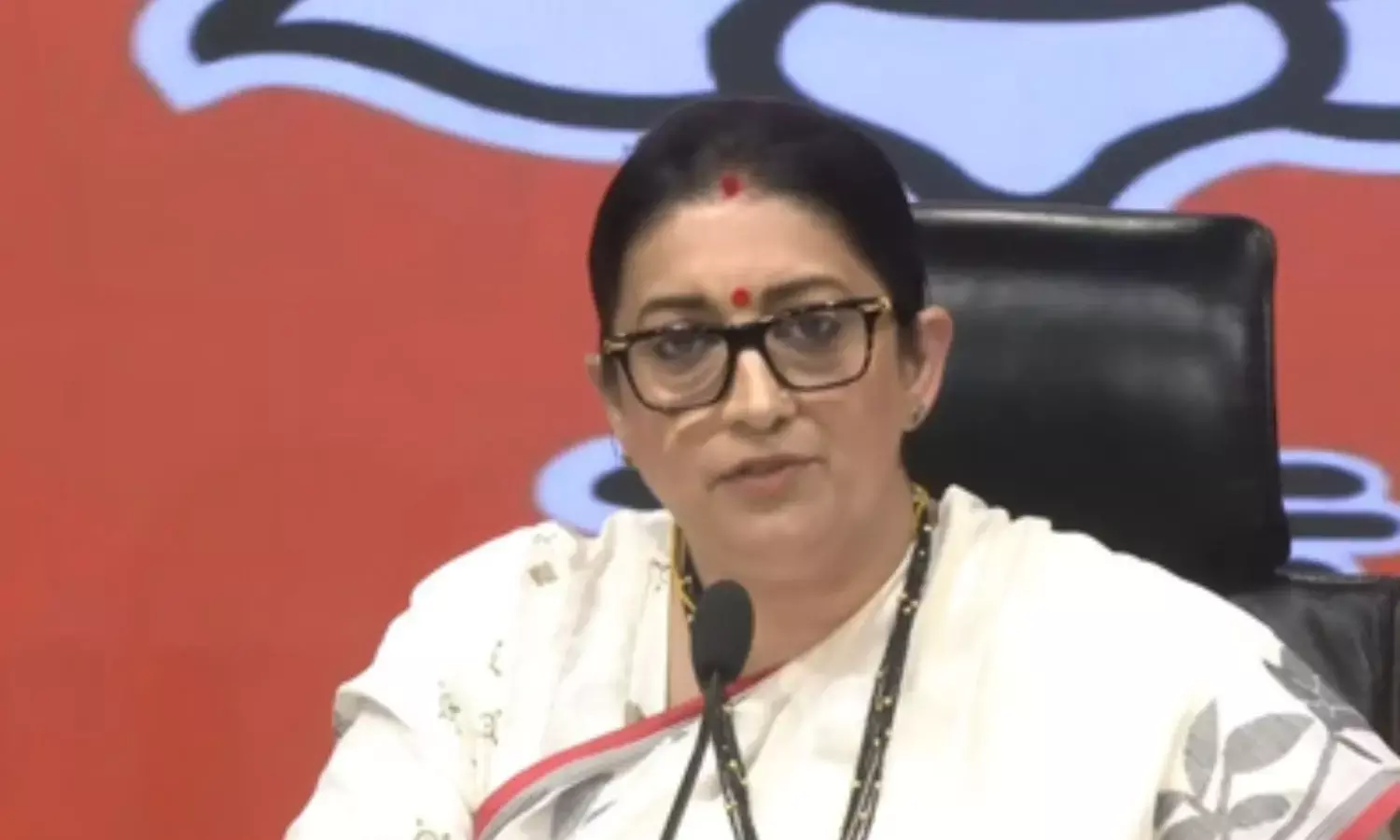 BJP National spokesperson Smriti Irani BJP National spokesperson Smriti Irani