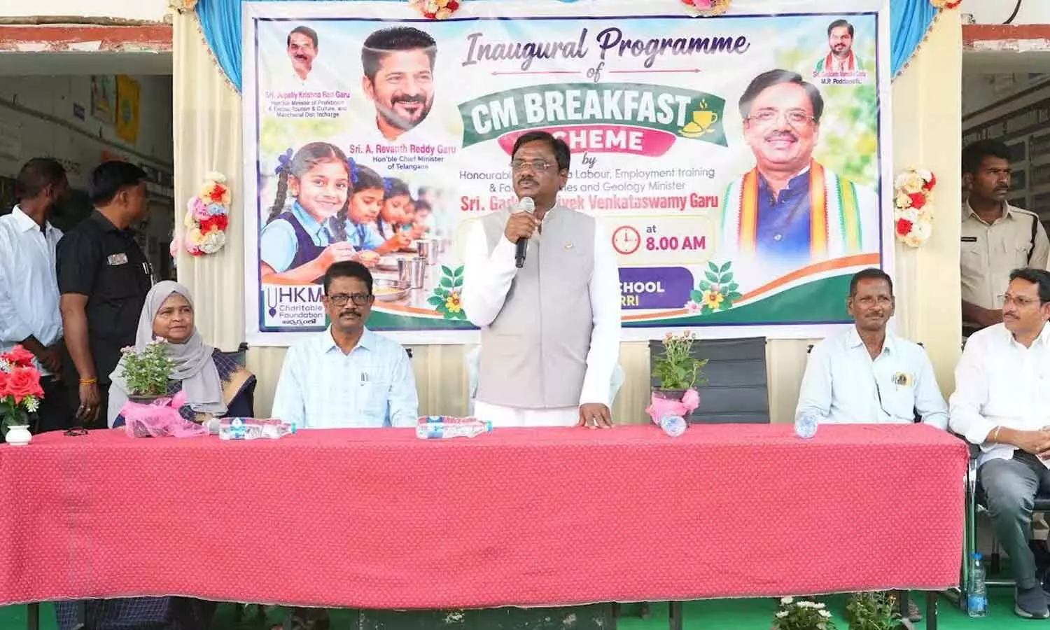 CM Breakfast Scheme gets thumbs-up in Mancherial CM Breakfast Scheme gets thumbs-up in Mancherial