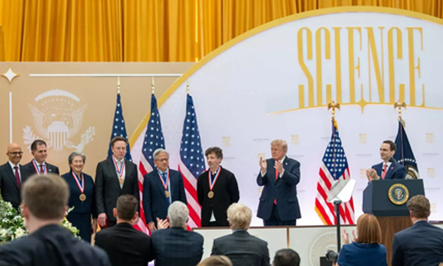 Trump unveils $6 billion US science push Trump unveils $6 billion US science push