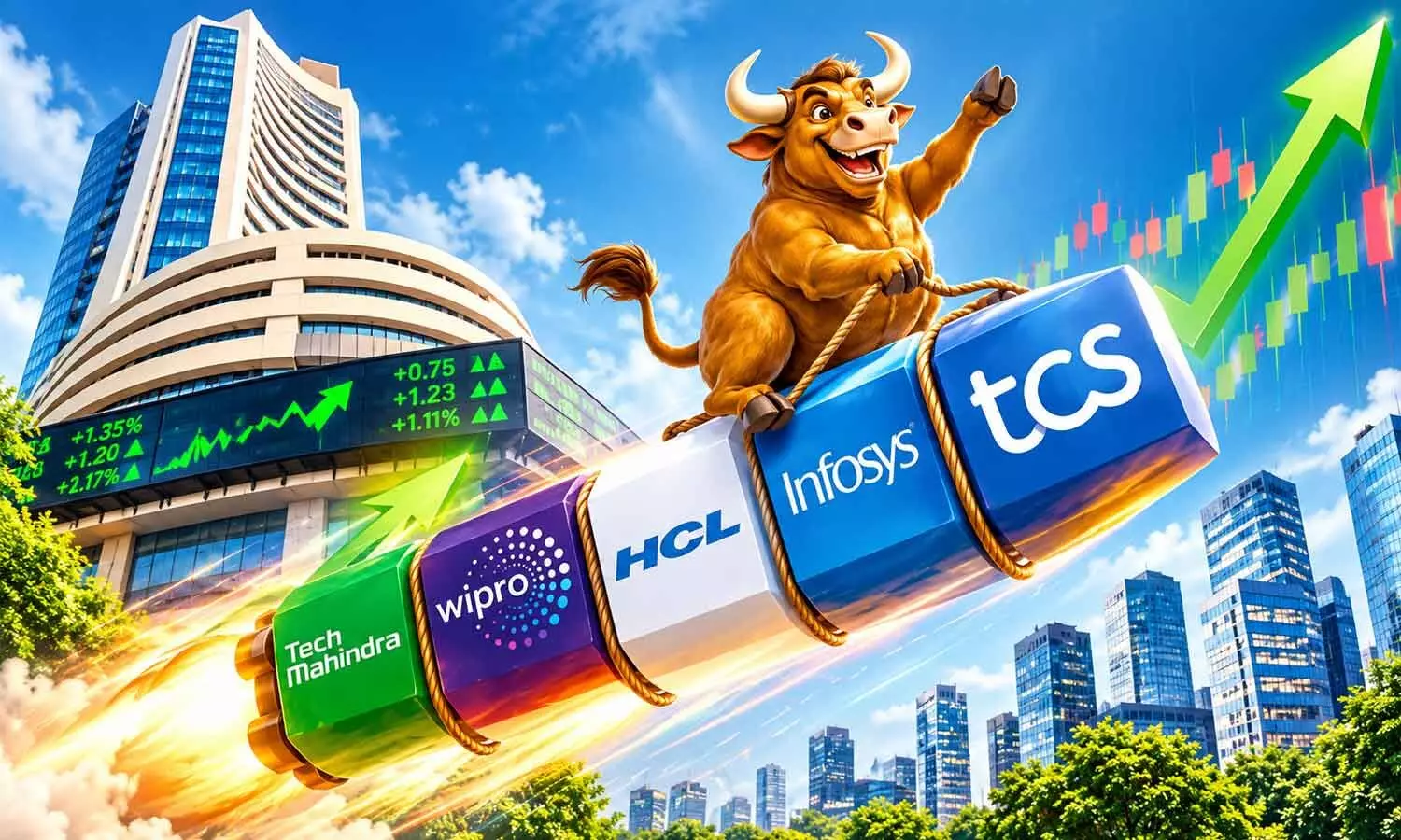 IT rally powers market rebound IT rally powers market rebound