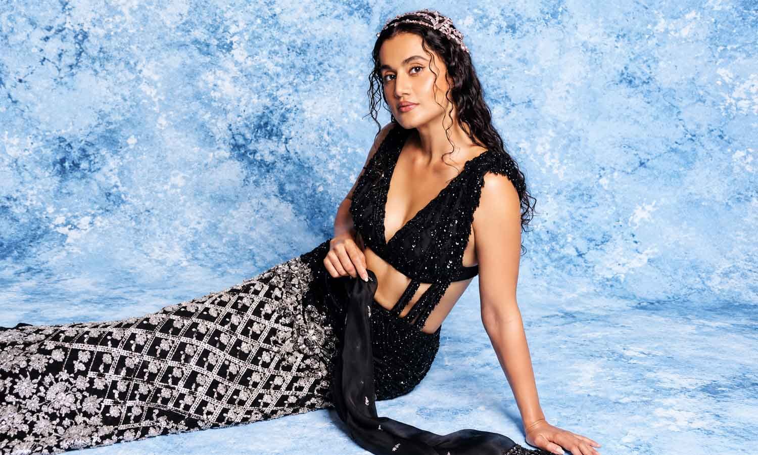 Taapsee Pannu Dazzles in Glamorous ELLE Photoshoot