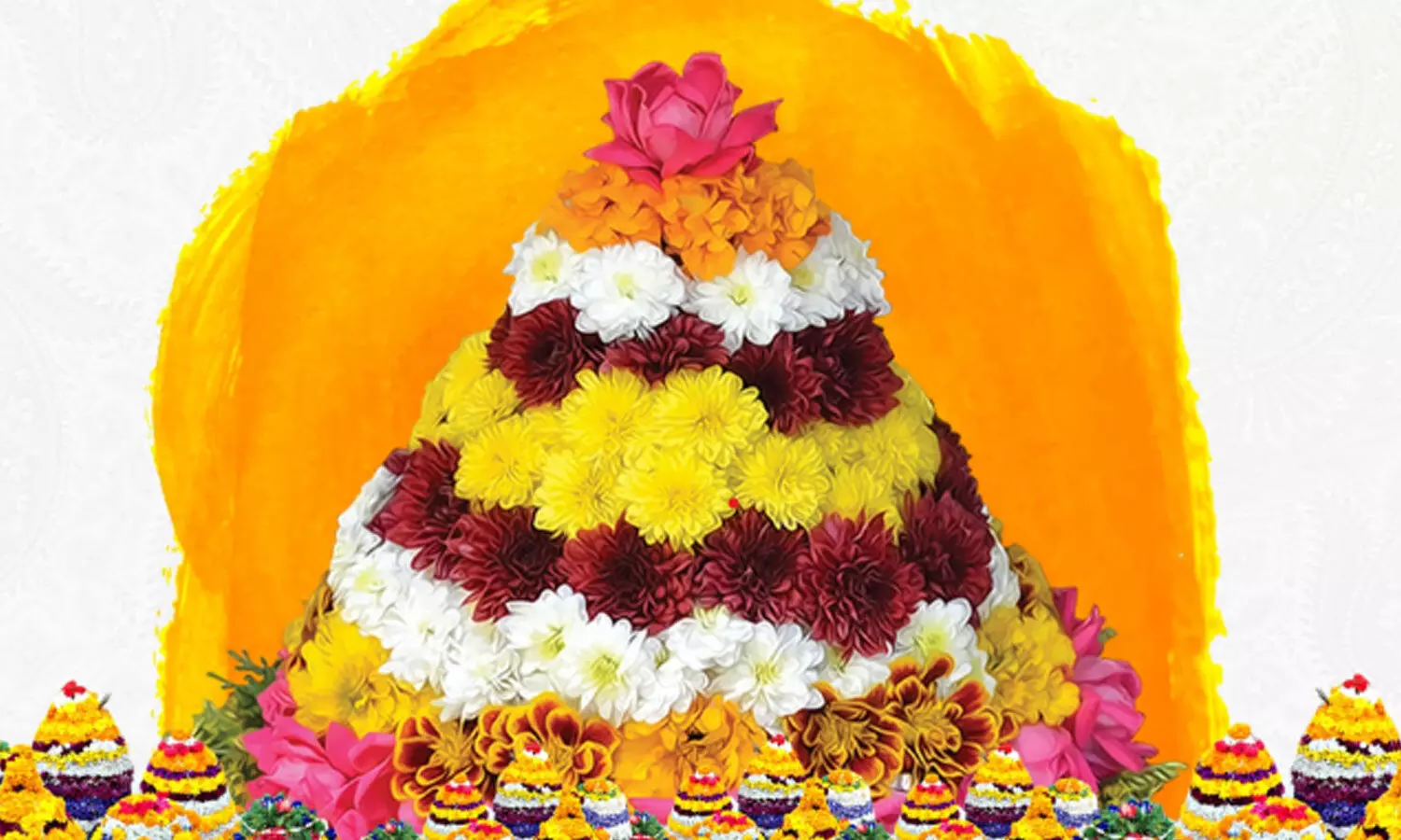 Telangana: Nine-day Bathukamma festival to begin today with Engili Puvvula Bathukamma Telangana: Nine-day Bathukamma festival to begin today with Engili Puvvula Bathukamma