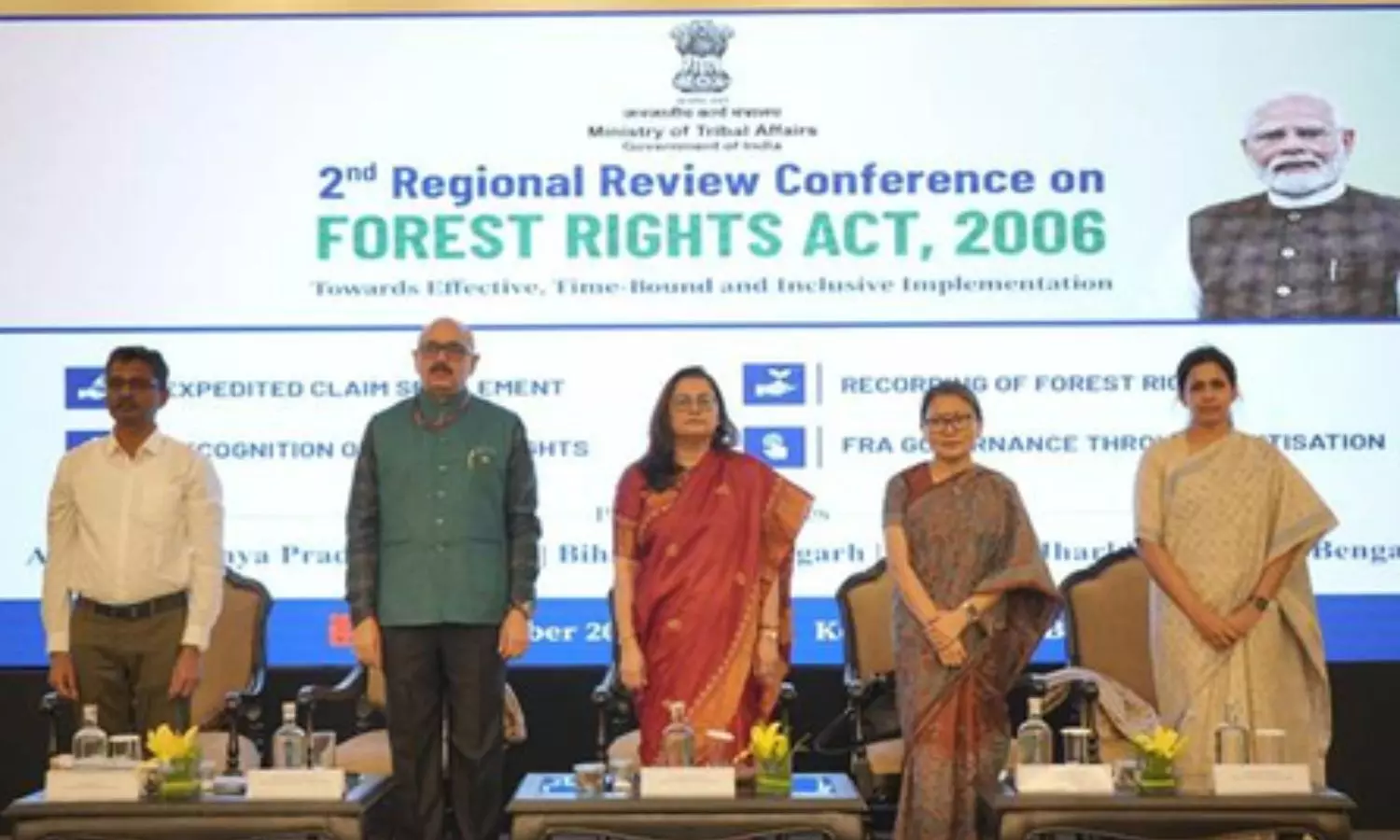 Speaking at the Second Regional Review Conference on implementation of FRA in Kolkata Speaking at the Second Regional Review Conference on implementation of FRA in Kolkata