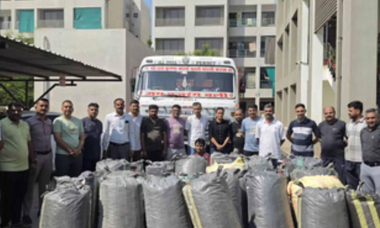 Ahmedabad Rural Police have seized 696.94 kg of poppy husk concealed beneath steel coils Ahmedabad Rural Police have seized 696.94 kg of poppy husk concealed beneath steel coils