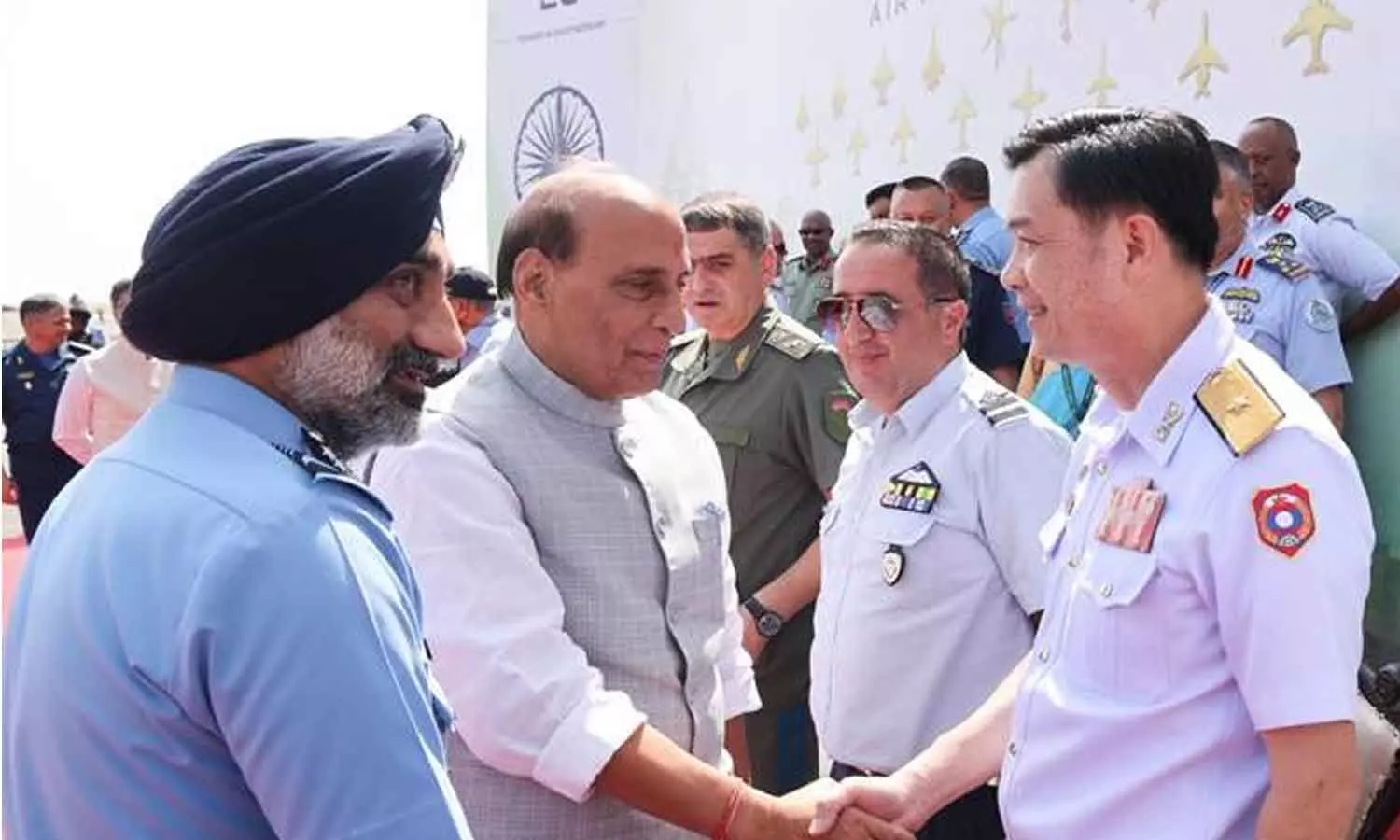 Rajnath stresses on defence self-reliance, global cooperation Rajnath stresses on defence self-reliance, global cooperation
