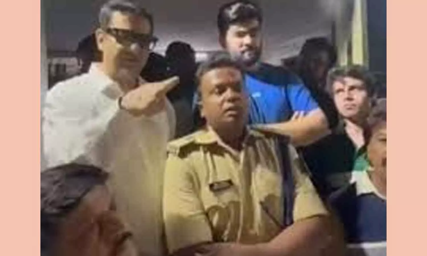 Six cops suspended for alleged assault of BJP worker Six cops suspended for alleged assault of BJP worker